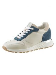 Heine Skórzane sneakersy w kolorze beżowo-granatowym rozmiar: 41. Brązowe obuwie sportowe damskie Heine, bez zapięcia. Za 210.95 zł.