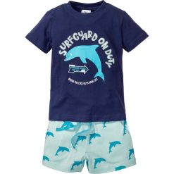 T-shirt + szorty (2 części) bonprix kobaltowo-jasny miętowy. Spodenki chłopięce marki 4F. Za 16.99 zł.
