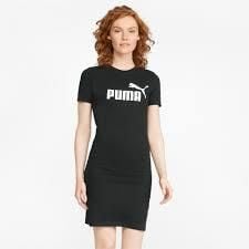 Sukienka damska Puma Essential. Czarne sukienki damskie Puma, bez wzorów, sportowe, bez ramiączek. W wyprzedaży za 150.35 zł.