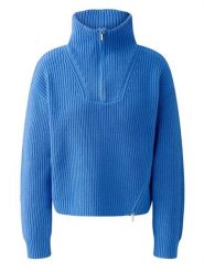 Oui Golf w kolorze niebieskim rozmiar: 38. Niebieskie golfy damskie Oui, bez wzorów, prążkowane, bez ramiączek. Za 347.99 zł.