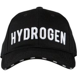 Czapka tenisowa unisex Hydrogen Icon Cap. Czarne czapki z daszkiem damskie HYDROGEN, bez wzorów, z bawełny. Za 219.99 zł.