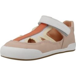 Sandały BLANDITOS ESTELABD Nago. Czerwone sandały damskie BLANDITOS BY CRIO'S, bez wzorów, ze skóry, bez obcasa, bez zapięcia. Za 241.99 zł.