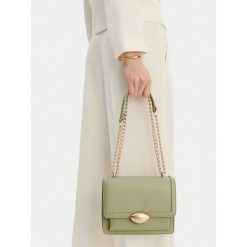 Torebka GINO ROSSI. Zielone torebki wieczorowe damskie Gino Rossi, bez wzorów, bez dodatków. Za 299.99 zł.