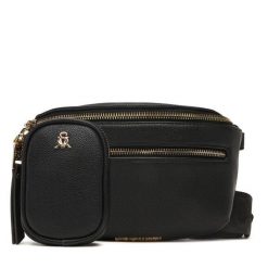 Torebka Steve Madden. Czarne listonoszki damskie Steve Madden, bez wzorów, bez dodatków. Za 339.99 zł.