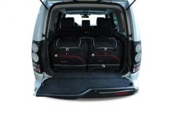 Torby Do Bagażnika Land Rover Discovery 2010-2016 5Szt Kjust. Czarne torby podróżne KJUST, bez wzorów, z kauczuku. Za 1,631.00 zł.