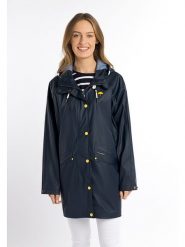 Schmuddelwedda Płaszcz przejściowy w kolorze granatowym rozmiar: XL/XXL. Niebieskie płaszcze damskie Schmuddelwedda, xl, bez wzorów, bez kaptura. Za 210.81 zł.