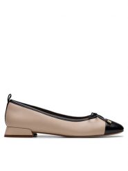 Clarks Baleriny Ubree15 Poppy 26181329 Beżowy. Brązowe balerinki damskie Clarks, bez wzorów, ze skóry. Za 309.99 zł.