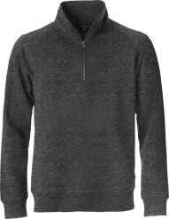Clique Classic Half Zip bluza ½ zip unisex z ukrytą kieszenią – anthracite. Szare bluzy damskie CLIQUE, s, bez wzorów, z bawełny, bez kaptura. Za 220.02 zł.