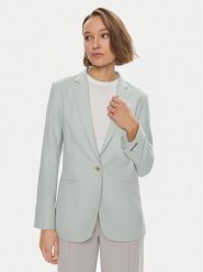 Calvin Klein Marynarka Essential K20K206477 Zielony Regular Fit. Zielone marynarki i żakiety damskie Calvin Klein, bez wzorów, z wiskozy. Za 1,209.00 zł.