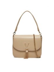 Valentino Torebka Divina VBS1R404G Beżowy. Brązowe torebki klasyczne damskie Valentino, ze skóry, bez dodatków. Za 279.99 zł.
