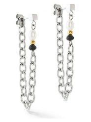 COEUR DE LION Kolczyki-wkrętki z perłami rozmiar: onesize. Szare kolczyki damskie COEUR DE LION, z perłą, szklane. Za 173.99 zł.