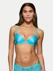 Triumph Biustonosz push-up Crazy Stupid Love 10222374 Niebieski. Niebieskie biustonosze Triumph, bez wzorów, z syntetyku. Za 109.99 zł.