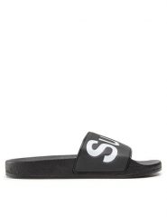 Superga Klapki 1908 Slides Polysoft Czarny. Czarne klapki damskie Superga, bez wzorów, ze skóry, bez obcasa, bez zapięcia. Za 89.99 zł.