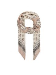 Guess Chusta AW5496 VIS03 Beżowy. Brązowe chusty damskie Guess, z aplikacjami, z wiskozy. Za 249.99 zł.