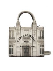 KARL LAGERFELD Torebka B2W30282 Szary. Szare kuferki damskie KARL LAGERFELD, bez wzorów, ze skóry, bez dodatków. Za 779.99 zł.