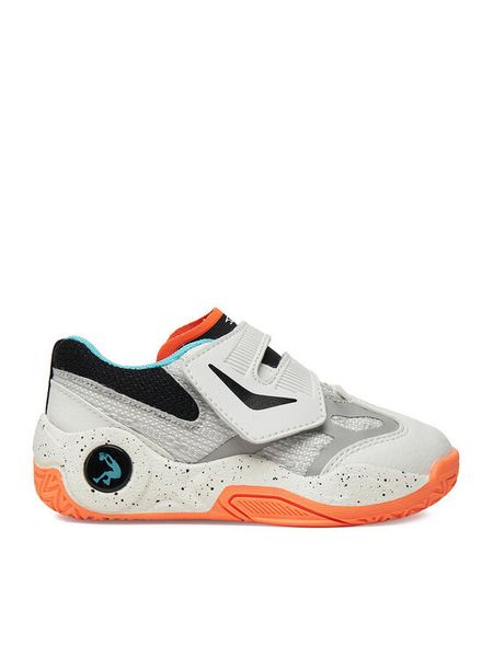 Shaq Sneakersy EOSS-RAQ LOW AQ95009T-WBL Biały. Białe buty sportowe chłopięce Shaq, z materiału, bez zapięcia. Za 199.99 zł.