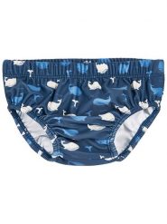 Playshoes Pieluszka kąpielowa "Whale" w kolorze granatowym rozmiar: 74/80. Niebieskie legginsy dziewczęce Playshoes, bez wzorów, z materiału. Za 61.31 zł.