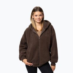 Bluza damska Pitbull Daisy Hooded Zip. Brązowe bluzy damskie PITBULL, l, bez wzorów, z materiału, bez kaptura. Za 289.99 zł.