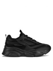 DeeZee Sneakersy WAG1250003A Czarny. Czarne obuwie sportowe damskie DeeZee, z materiału, bez zapięcia. Za 159.99 zł.