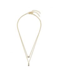 Luv AJ Zestaw naszyjników Stellar Bezel Charm Necklace Set HOL22-N-SBCN-G Złoty. Żółte naszyjniki damskie LUV AJ, metalowe. Za 499.99 zł.