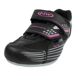 Buty Kolarskie Moon Dla Kobiet. Czarne obuwie trekkingowe damskie Northwave, z materiału, bez zapięcia. Za 1,611.99 zł.