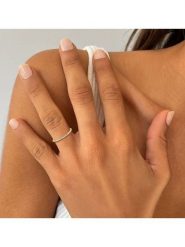 DIA DIAMONDS Pozłacany pierścionek z diamentami rozmiar: 52. Żółte pierścionki damskie DIA DIAMONDS, z diamentem, pozłacane. Za 223.99 zł.