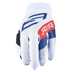 Rękawiczki XR-LITE - PASKI BIAŁE (białe) - M/9. Białe rękawiczki damskie FIVE GLOVES, bez wzorów. Za 117.00 zł.