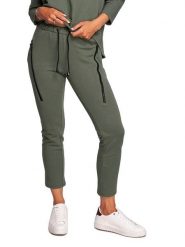 Be Wear Spodnie dresowe w kolorze khaki rozmiar: M. Brązowe spodnie dresowe damskie Be Wear, m, bez wzorów, z dresówki. Za 187.96 zł.