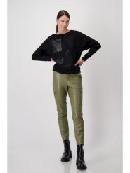 Monari Bluza w kolorze czarnym rozmiar: 38. Czarne bluzy damskie Monari, bez wzorów, bez kaptura. Za 176.08 zł.