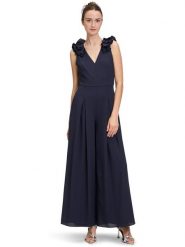 Vera Mont Kombinezon w kolorze granatowym rozmiar: 44. Niebieskie kombinezony damskie Vera Mont, bez wzorów, bez kołnierzyka, bez ramiączek. Za 244.22 zł.