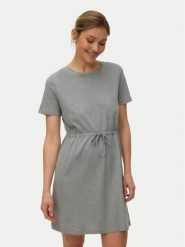 Vero Moda Sukienka letnia Luna 10325626 Szary jasny Regular Fit. Szare sukienki damskie Vero Moda, bez wzorów, z bawełny, bez ramiączek. Za 89.99 zł.