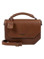 Burkely Skórzana torebka w kolorze brązowym - 26 x 19 x 7 cm rozmiar: onesize. Brązowe torebki klasyczne damskie Burkely, z materiału, przez ramię, bez dodatków. Za 330.20 zł.