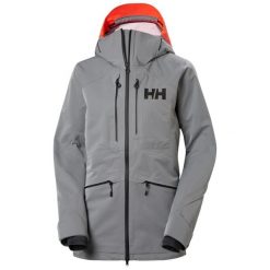 Damska kurtka narciarska Helly Hansen Elevation Infinity 3.0. Szare kurtki sportowe damskie Helly Hansen, na zimę, bez wzorów, bez kaptura. W wyprzedaży za 2,957.00 zł.