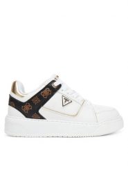 Guess Sneakersy FLTDEL FAL12 Biały. Białe obuwie sportowe damskie Guess, ze skóry, bez zapięcia. Za 319.99 zł.