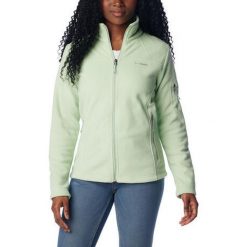 Bluza sportowa damska Columbia 1465351349. Zielone bluzy damskie Columbia, xs, bez wzorów, z polaru, bez kaptura. W wyprzedaży za 169.00 zł.