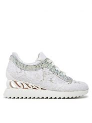 Le Silla Sneakersy Reiko 6806Q040ZGPPLAC Biały. Białe obuwie sportowe damskie LE SILLA, z materiału, bez zapięcia. Za 1,959.00 zł.