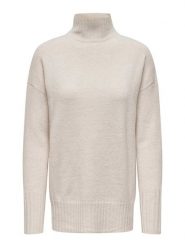 ONLY Sweter "Gabriel" w kolorze beżowym rozmiar: XS. Brązowe swetry klasyczne damskie Only, xs, bez kołnierzyka. Za 43.88 zł.