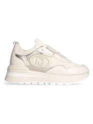 Liu Jo Skórzane sneakersy "Amazing" w kolorze beżowym rozmiar: 38. Brązowe obuwie sportowe damskie Liu Jo, bez zapięcia. Za 309.65 zł.