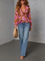 LA Angels Bluzka w kolorze jasnobrązowym rozmiar: XL. Brązowe bluzki damskie LA Angels, xl, bez wzorów, z tkaniny, bez kołnierzyka, bez ramiączek. Za 165.31 zł.