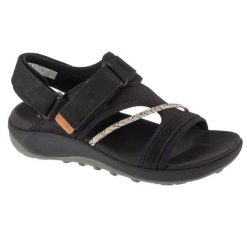Sandały damskie, Terran 4 Backstrap W Sandal. Brązowe sandały damskie Merrell, bez wzorów, ze skóry, bez obcasa, bez zapięcia. Za 349.99 zł.