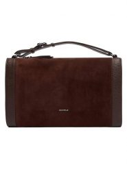 COCCINELLE Skórzana torebka w kolorze brązowym - 39 x 26 x 6 cm rozmiar: onesize. Brązowe torebki klasyczne damskie Coccinelle, z materiału, bez dodatków. Za 870.26 zł.