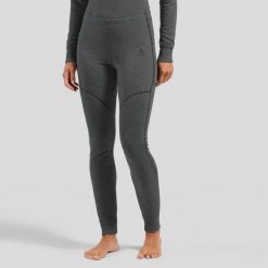 Legginsy termoaktywne damskie ODLO Active X-Warm BL Bottom Long. Szare legginsy damskie ODLO, s, bez wzorów, z elastanu. Za 248.71 zł.