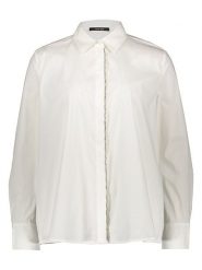 TAIFUN Bluzka w kolorze białym rozmiar: 48. Białe bluzki damskie Taifun, bez wzorów, bez kołnierzyka, bez ramiączek. Za 147.91 zł.