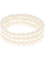 Pearl Addict Bransoletka z perłami w kolorze białym rozmiar: onesize. Białe bransoletki damskie Pearl Addict. Za 260.99 zł.