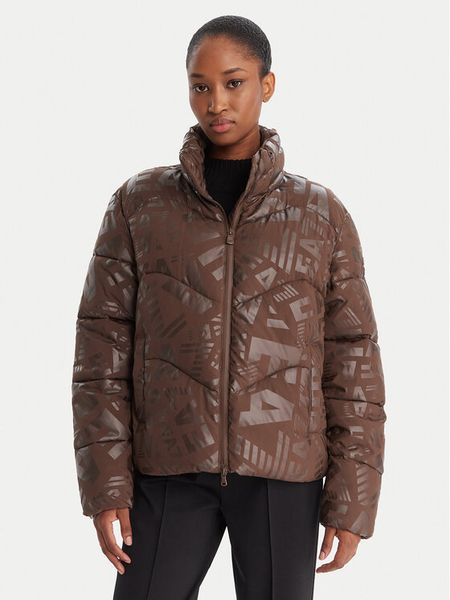 EA7 Emporio Armani Kurtka zimowa 7W000654 AF16408 F6104 Brązowy Regular Fit. Brązowe kurtki damskie EA7 Emporio Armani, na zimę, xxl, bez wzorów, z syntetyku, bez kaptura. Za 759.00 zł.