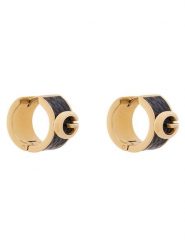 Guess Kolczyki JUBE06 346JW Czarny. Czarne kolczyki damskie Guess, ze stali. Za 299.99 zł.