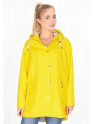 Schmuddelwedda Płaszcz przeciwdeszczowy w kolorze żółtym rozmiar: XL/XXL. Żółte płaszcze damskie Schmuddelwedda, xl, bez wzorów, bez kaptura. Za 346.99 zł.