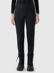 4F Spodnie narciarskie w kolorze czarnym rozmiar: XL. Czarne spodnie dresowe damskie 4F, s, bez wzorów, z materiału. Za 167.67 zł.