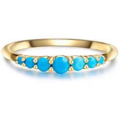 Glanzstücke München Srebrny pierścionek srebro wysokiej próby Tygrysie oko żółte złoto Pierścionki 1 ct Damski. Szare pierścionki damskie Glanzstücke München, z turkusem, pozłacane. Za 209.99 zł.