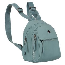 Plecak damski Peterson PTN CSM-11 niebieski. Niebieskie plecaki Peterson, bez wzorów. Za 89.99 zł.